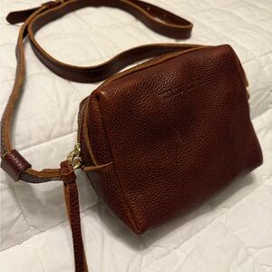 Portland Leather Crossbody Bag in Brown